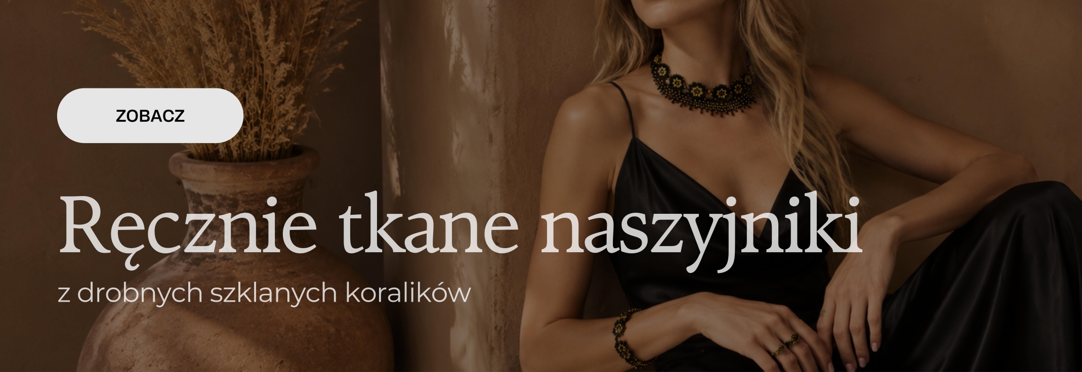 Naszyjniki z koralikow